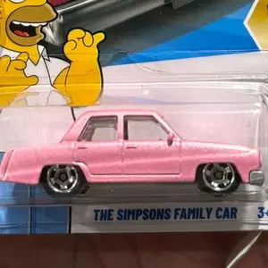 Pink Homer Family diecast car 1:64 scale