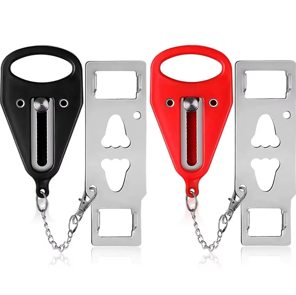TIKA 2-Pack Portable Door Lock for Travel, Privacy and Extra Security for Hotels, Apartments and Dorms
