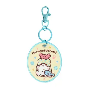 Marumofubiyori Mascot Badge Keychain (Sanrio Character Award Series)