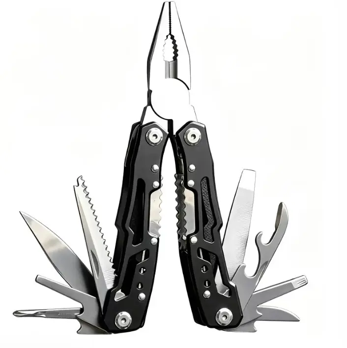 24-In-1 Multi-Purpose Universal Pliers, Multitools, Durable Anti-Slip Maintenance Tool, Durable Hand Tools, Outdoor Tools, Multifunctional Tool, Multipurpose Tool, Wire Cutting Function, Ideal for Survival Camping Hunting, Stainless Steel