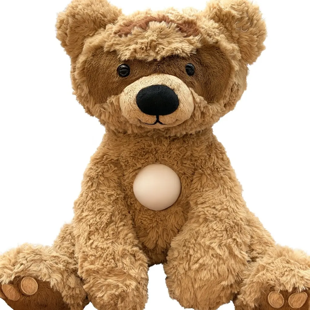 AI Smart Bear – Interactive Talking Plush Toy with Built-in Voice Assistant, Storytelling & Q&A | Soft Cuddly Teddy with AI Chip | Soothing Companion for Kids, Bedtime Stories, Learning & Play