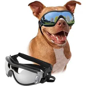 Dog Goggles - Large Dog Eye Protection Goggles Windproof Sunglasses for Medium Large Dog