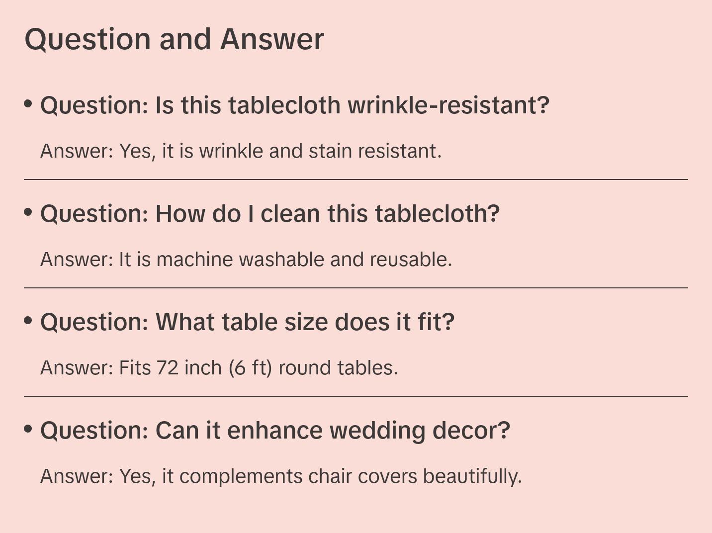 132 inch Crinkle Taffeta Round Tablecloth Blush