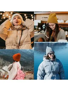 Ultra Soft Beanie for Women Men - Winter Warm Hat with Fashion Satin Lining & Comfortable Cuffed Fit
