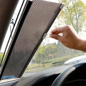 Retractable Windshield Sun Shade for Car, Sunshade Protector Blocks UV Rays to Keep Your Car Cool, Car Accessories for Window Sun Protection with Suction Cups