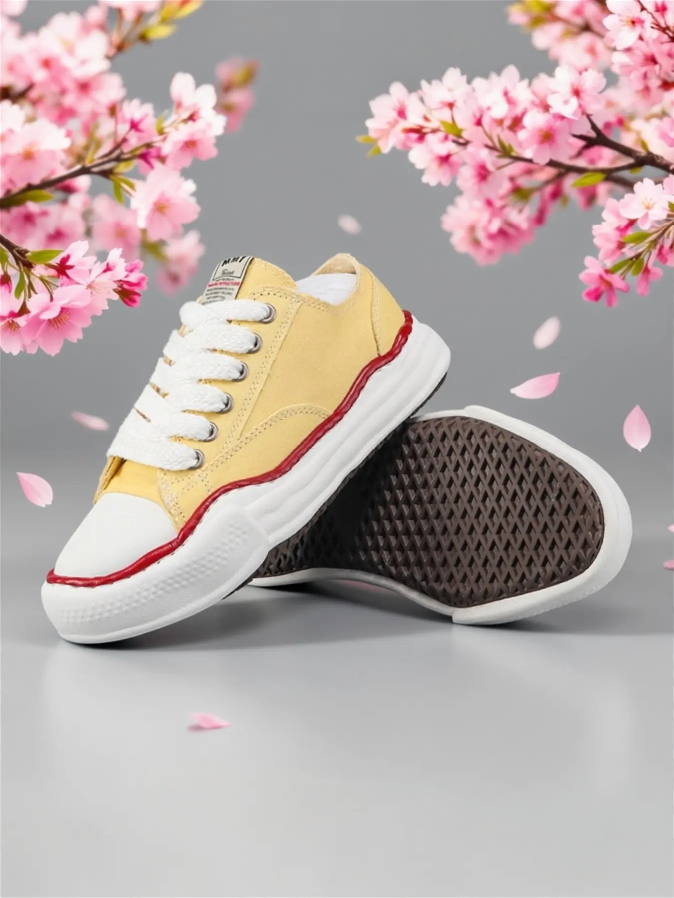 Low Top Canvas Shoes, Trainer Shoes, Textile Upper, Rubber Sole, Flatform Heel, Casual Patchwork Design, All Seasons Student Campus Footwear