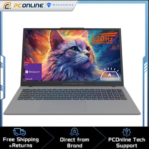Machenike Machcreator N17A 17.3" FHD 120Hz Laptop, Intel N100 Processor, DDR5, SSD, Backlit Keyboard, SD Card Reader, Windows 11 Pro, Gray