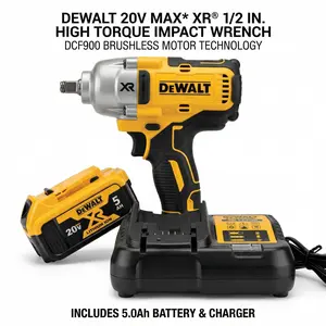 DEWALT DCF900  Impact 1/2" impact  detachable tire high torque durable   20v  powerful  drill  power wrench brushless quality  lithium  pack handy man ,  drill   lithium  cordless MAX Hog Ring m18 battery replacement professional grade bare tool