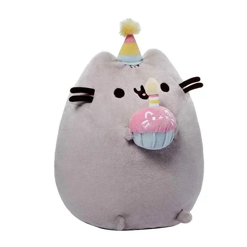 Pusheen Kawaii Plush Toy Donut Unicorn Room Decoration Anime Potato Chip Ice Cream Pizza Cake Cat Stuffed Animal Dolls Gift