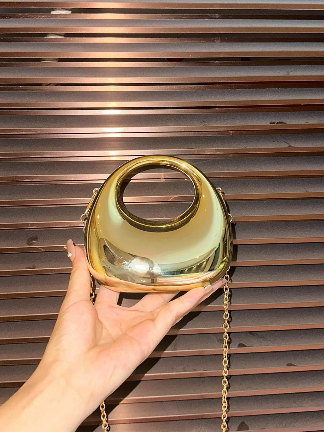 Women's Acrylic Handbag, Party Style Metal Shoulder Clutch Bag, Mini Evening Bag for Women, All Season Fashion Accessory, Elegant Bags, Stylish Bag, Fashionable Bags