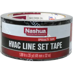 212 MAIN HVAC Line Set Duct Tape, 1.89in x 35yd All-Weather Tape with Aggressive Bond, High Performance Acrylic Adhesive, Hand-Tearable Design for Foam Line Set Insulation Materials & DIY Scrapbooking Projects