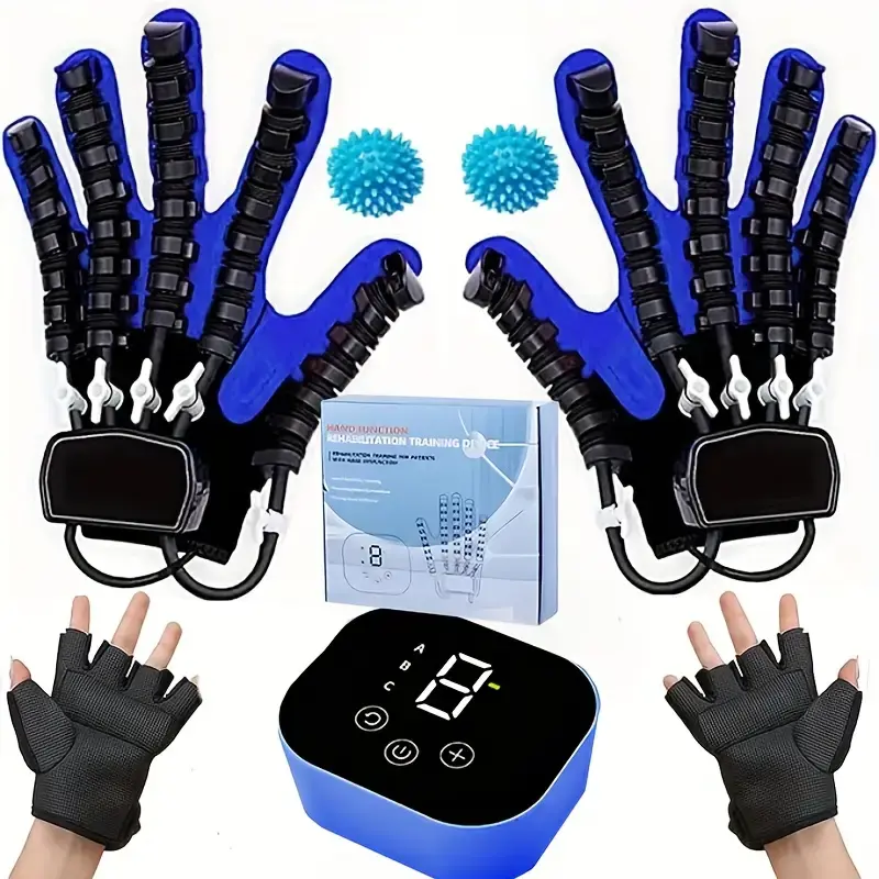 Rehabilitation Robotic Glove - Automatic Hand Function Restoration Trainer, Fingertip Exercise Tool, Muscle Therapy Support, Holiday Gift for Elderly