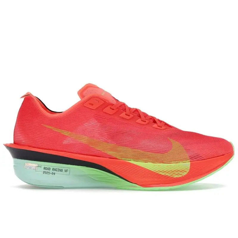 Nike ZoomX Vaporfly Next% 4 Bright Crimson Mint Foam Cave Purple Lime Blast Men's Road Racing Running Shoes Lightweight Carbon Fiber Marathon Racing ZoomX Cushioning Premium Performance Sneakers Authentic
