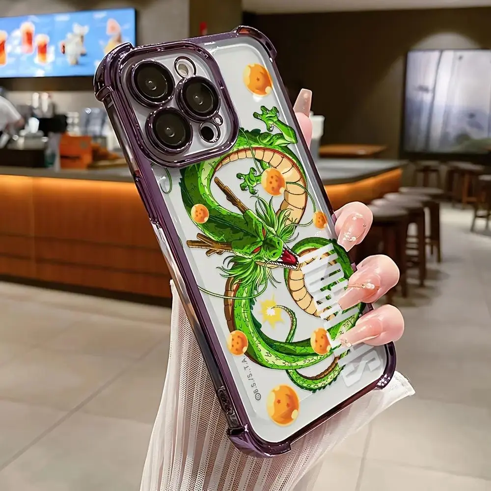 Hot Classic Popular Anime Cartoon D-DRAGON B-BALL ball Phone Case Compatible with for iPhone 17 Air 16 15 14 13 12 11 Pro Max Plus Samsung S26 S25 S24 S23 S22 Plus Ultra, Featuring a Transparent Soft Back for Drop Protection.