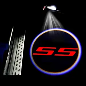 2PCS Never-Fade LED Car Door Logo Lights, Camaro Automotive Decorative Courtesy Welcome Lamps, Led Car Lights