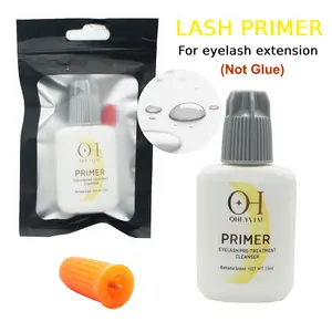 15ml Primer for False Eyelashes - Eyelash Extension Base Coat & Cleansing Cleaner, Accelerates Drying, Removes Residue, Extends Wear Time, Non-Glue Formula, Cleanser