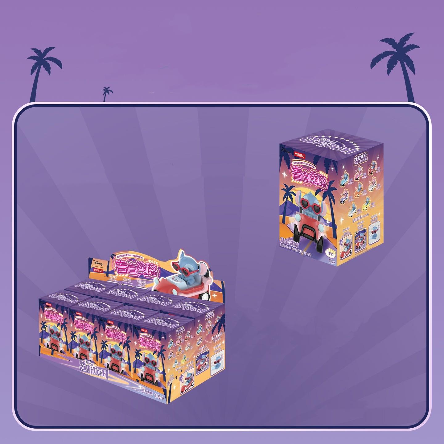 Disney Stitch Confession Highway Keycap Blind Box – Cute Cartoon IP Keycaps with Romantic Theme, Surprise Collectibles for Keyboard Lovers | Holiday,