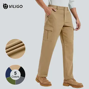VILIGO Men's Cargo Pants Stretch Work Pants Casual Travel Hiking