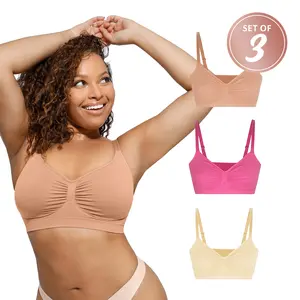 FeelinGirl WIRELESS Bra Black Friday ONLY bundle   livestream#10 [3-Piece] Fit Womenswear Straps Everyday