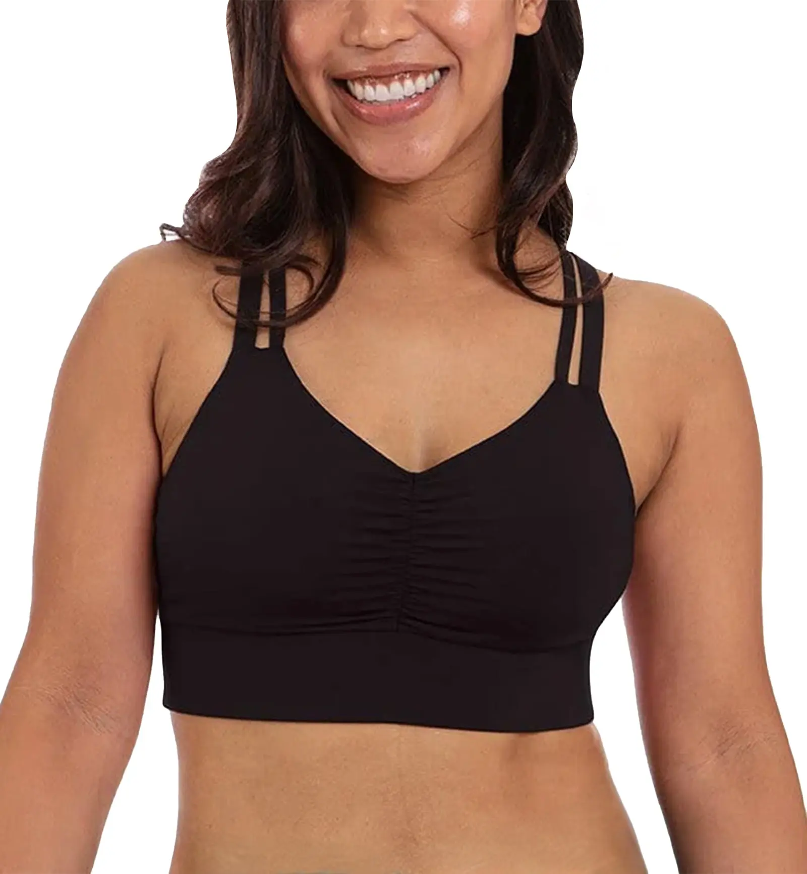 Handful Double Down Bra (165) - Booya Black