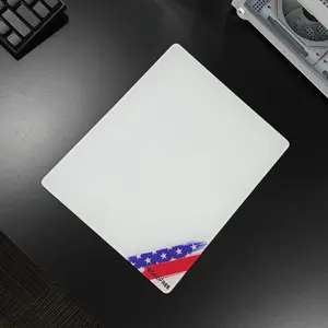 GOGOFREE USA American Flag Glass Mouse Pad for Gaming or Office Ultra Smooth Mouse Mat with Hard Surface Tempered Glass Gamer MousePad Precision Speed Control for Esports Games and Office desk setup accessory Small Size 24*30cm go gofree