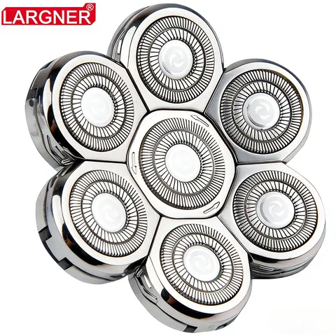 7D 7/8/9 Heads Replacement Heads for Electric Shaver, 1 Count Smooth & Comfortable Shaving Heads, Beard Shaver Accessories, Compatible with Most Brands Except Remington and SkullShaver