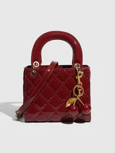 Women's Fashionable Solid Color Quilted Handbag, Casual PU Leather Crossbody Bag for Daily Used, Trendy Versatile High-quality Daily Commuting Bag