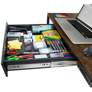 Large 23.6 Inch Under Desk Drawer Slide Out, Pencil Drawer, Undermount Desk Drawer, Under Counter Drawers, Attachable Desk Drawer, Drawer For Under Desk, Undermount Drawer, Under Desk Pull Out Drawer