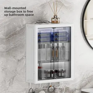 No-Drill Wall-Mounted Bathroom Organizer | Sturdy & Space-Saving