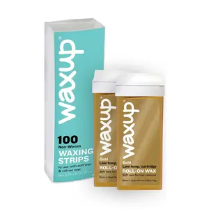 Waxup - Gold Roller Refill 2 Pack and 100 strips