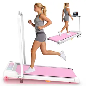 SAYGOGO Foldable Under Desk Treadmill, 2.5HP, 265 lb Capacity, Portable with Remote Control & LED Display, Home Workout Equipment