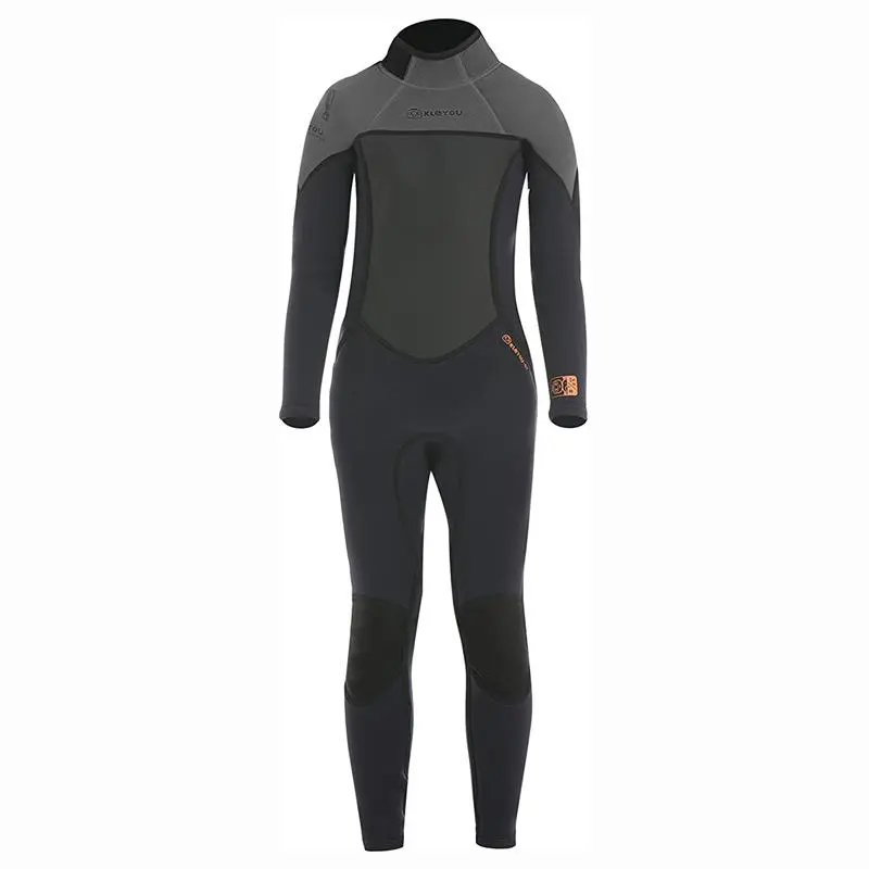 Youth Kids' 2.5MM Neoprene Thermal Full Body Wetsuit - Nylon, Fashionable, Knee Sponge Protection, Tight Fit, Ultra Stretch, Water-Resistant, Extra Thick, for Scuba Surfing, Underwater Sports