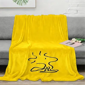 Peanuts inspired blanket, flannel blanket, decorative blanket, sofa shawl blanket, Throw Blanket, office, bed, camping, travel, multi-function blanket, four-season bed blanket, boyfriend and girlfriend gifts, birthday, Christmas gifts