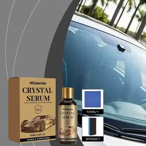 Car Nano Ceramic Coating Kit, Car Paint Protection Film, Brightening Anti-Soil Scratch Resistant Hydrophobic Easy Clean