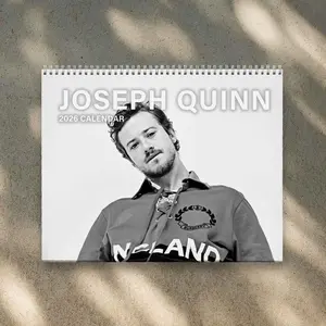 Joseph Quinn 2026 Calendar - Human Torch The Thing F4 Merch for Fan | Home Decor, Office Decor - New Year Fan Gift, Unique Holiday Gift