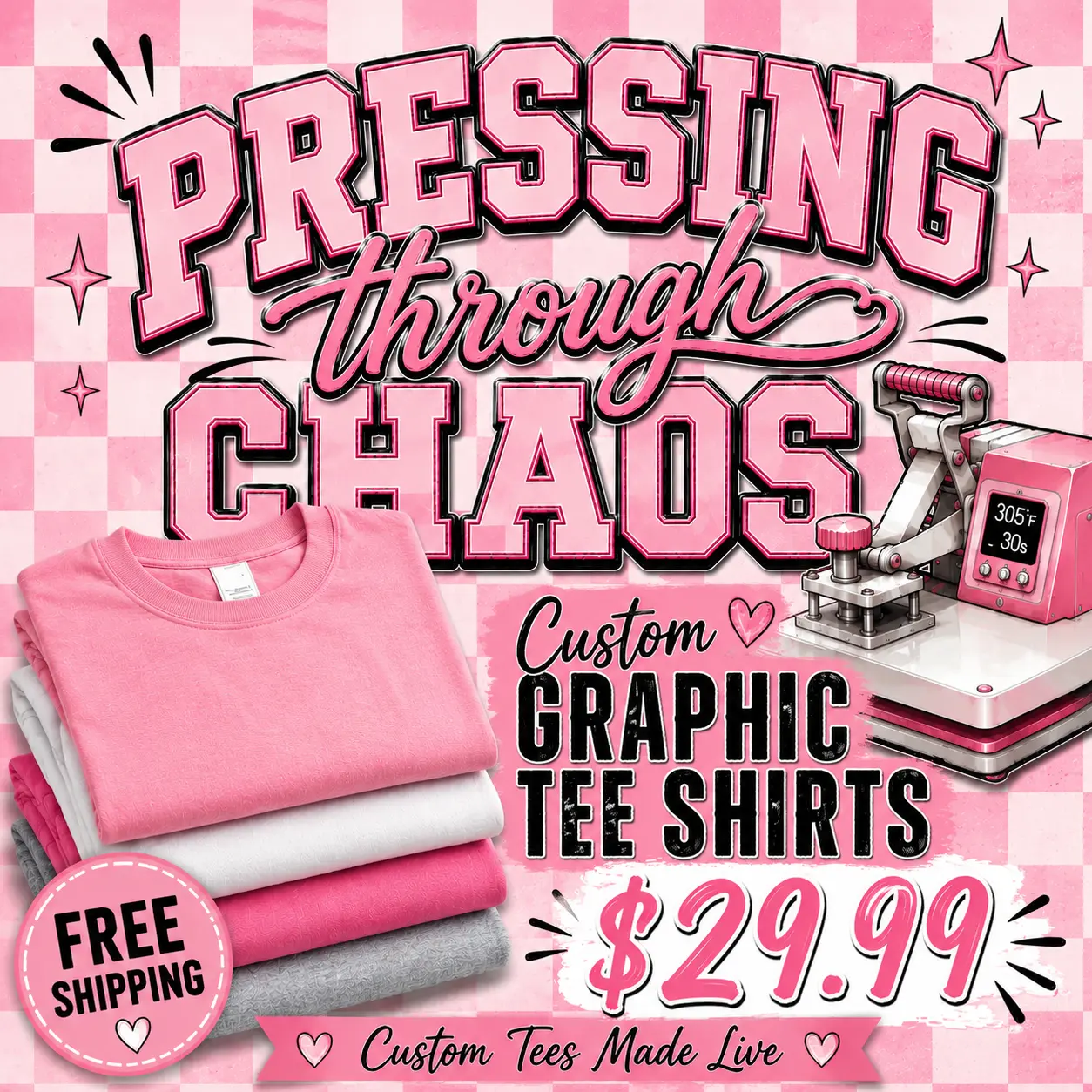 Custom Live Graphic Tee