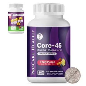Core-45 Bariatric Multivitamin Chewable Tablet | Fruit Punch | 45 mg Iron