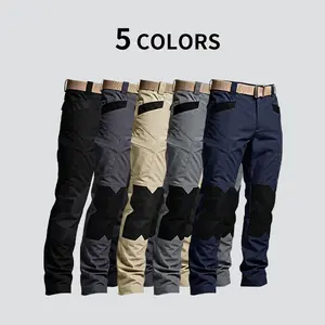 HOMUG Men's Tactical Work Pants are equipped with a stretched waistband and pockets. Featuring a kneei-pad designed and crafted from a new 230g/m2 fabric, they are ideal for spring and summer wear as well as outdoor activities.