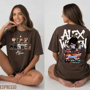 Comfort Colors Alex Warren Music Concert Tour Shirt, Vintage 2 Sided Merch Fan Gift Live Summer 2026 Tour T-Shirt, Concert Tee