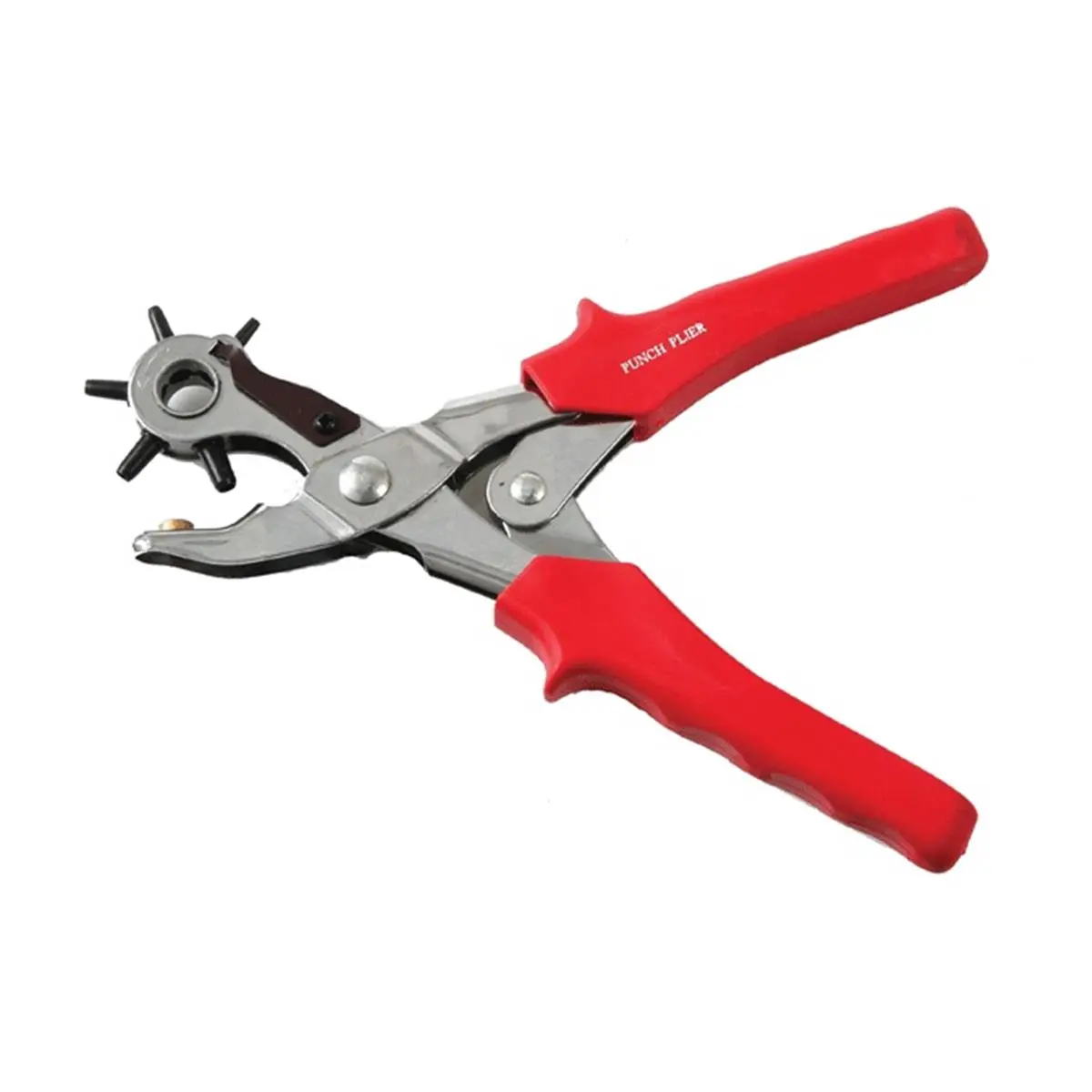 212 MAIN Holepuncher with Ergonomic Polymer Grip, Compound Leverage Hand Tools for Pet Supplies & Tough Materials, Power Grip