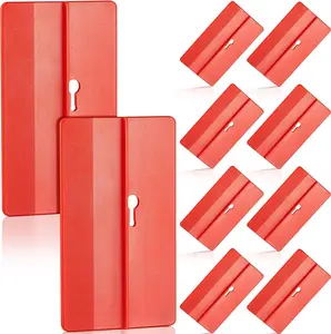 10Pcs Drywall Fitting Tool Set Supports Gypsum Board Installation Red PVC Tools for Ceiling & Woodworking Easy 1 Person Operation Comfortable & Efficient Design
