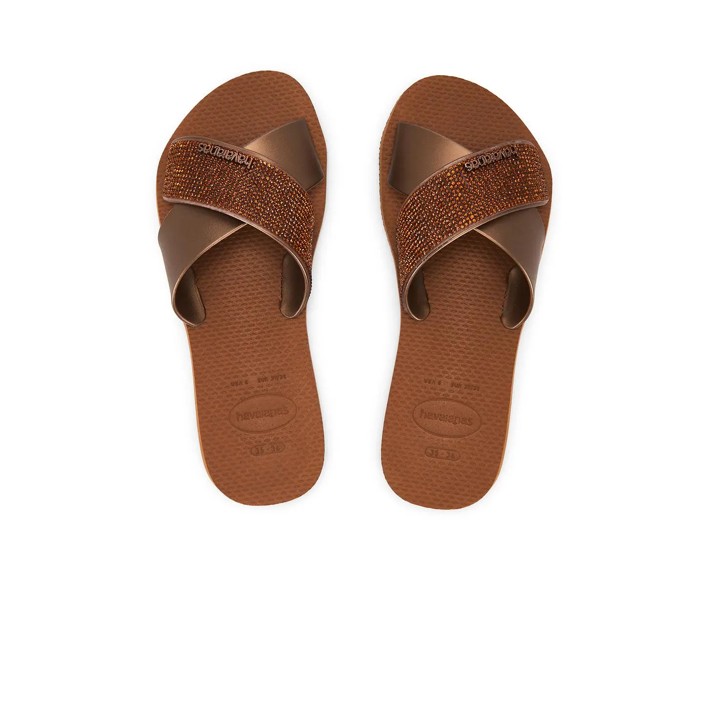 Havaianas Aqua Glow Sandal in Rust