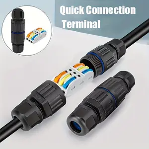 5pcs Outdoor Cable Terminals for Electrical Connections, Quick Connector, Durable and Reliable for Outdoor Use, Essential Accessories for Wiring Projects