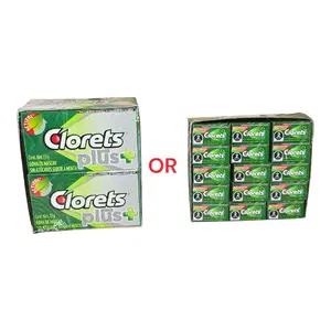 1. Clorets Plus+ – Sugar-Free Mint Chewing Gum (13 g pack)                                                                               2. Clorets 2’s – Mint Chewing Gum (60 mini packs display)