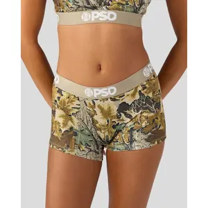PSD Women's Realtree- Classic Boy Short Underwear - Comfortable, Breathable, Ultra-light Fabric