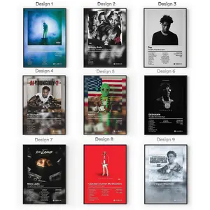 [Musics Decor - Sale Up To 40%] [Unframe] YB Album Posters, Rage Trap Album Wall Art, Iconic Rap Album Aesthetic Decor, Modern Music Artwork, Gift For Rap Fans