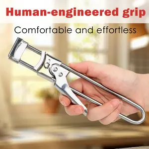 Jar Opener for Weak Hands, Multifunctional Adjustable Can Opener, Stainless Steel Jar Lid Opener Bottle Opener Tool for Seniors with Arthritis, Manual