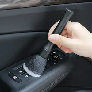 1pc car interior detail brush, soft bristle cleaning brush, dust removal brush, car interior cleaning tool, car detail brush, car dashboard dust removal brush, Car Detailing Brush, plastic material