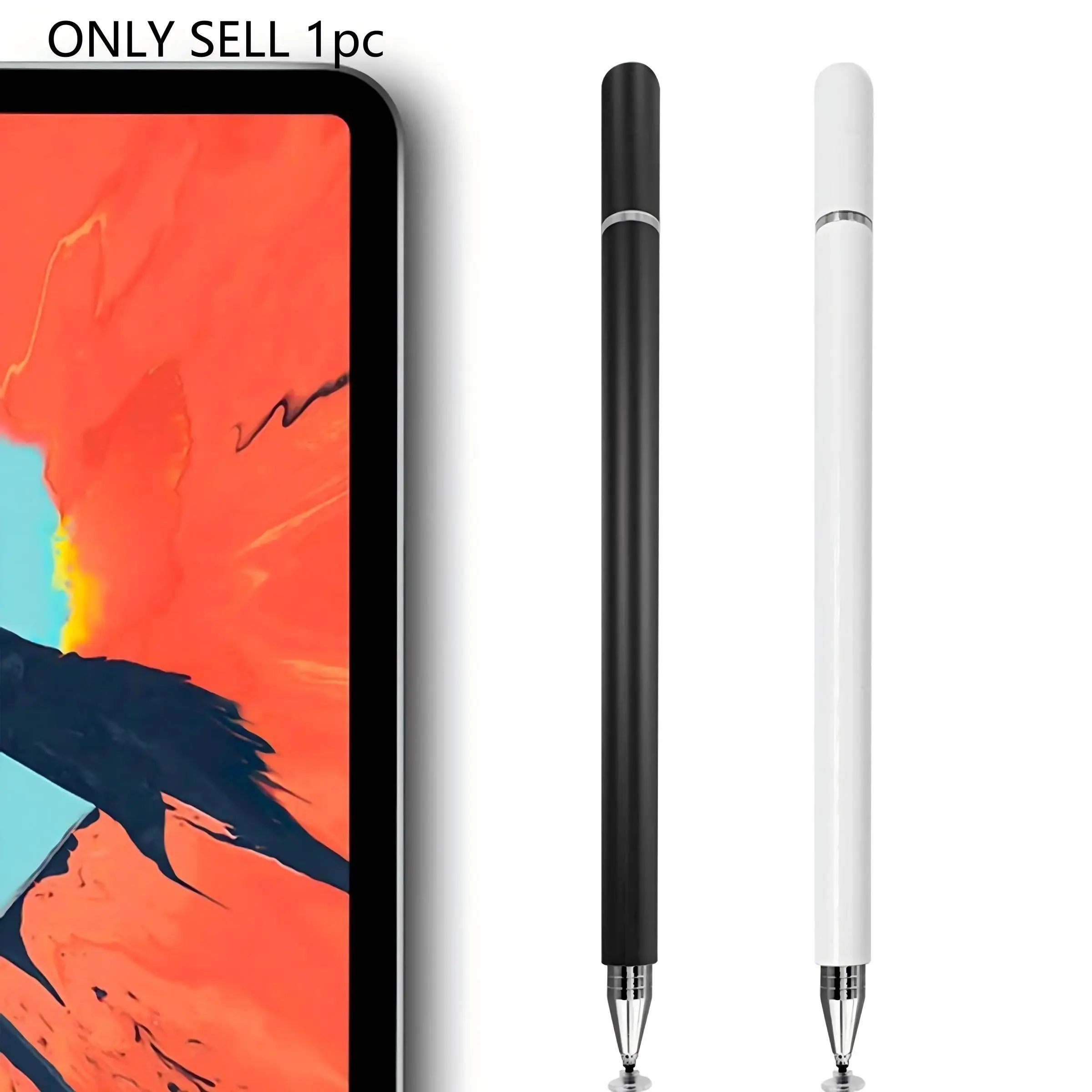 Universal Capacitive Stylus Pen, 1 Count Touch Screen Pen, Touch Drawing Pen with Replacement Tip, Tablet Styluses, Tablet & Computer Accessories Compatible with Pad & Phone