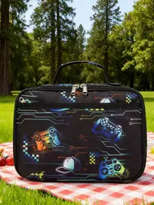 Australian Smiggle Lunch Bag Handle Insulated Picnic Cooler, Multifunctional Insulated Bag, Portable Food Storage Container, Ideal for School & Office Use, Insulated Lunchbox Cooler